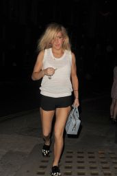 Ellie Goulding Leggy in Shorts - Returning to Her Home in London - July 2014