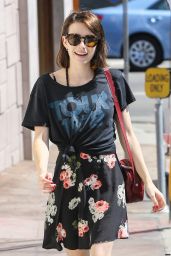 Emma Roberts Street Style - Out in West Hollywood - June 2014
