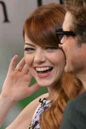 Emma Stone at Good Morning America in New York City - July 2014