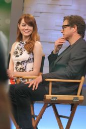 Emma Stone at Good Morning America in New York City - July 2014