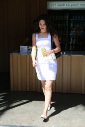 Emmy Rossum in Mini Dress - Out in Beverly Hills - July 2014