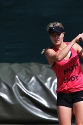 Eugenie Bouchard - Practice Session - Wimbledon Tennis Championships 2014 – July 1, 2014