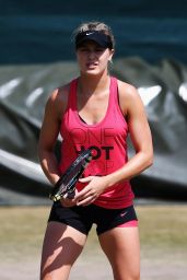 Eugenie Bouchard - Practice Session - Wimbledon Tennis Championships 2014 – July 1, 2014