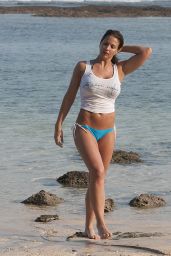 Gemma Atkinson in a Bikini at a Beach in Bali - June 2014