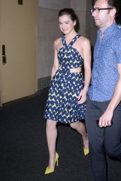 Hailee Steinfeld - Leaving NBC Studios in NYC - July 2014