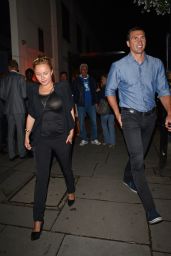Hayden Panettiere With Fiancé Wladimir Klitschko -Out in London, July 2014