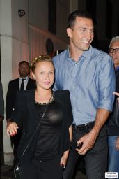 Hayden Panettiere With Fiancé Wladimir Klitschko -Out in London, July 2014