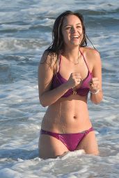 Hayley Orrantia in a Bikini at the Beach in Los Angeles - July 2014