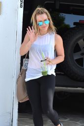 Hilary Duff at the Gym in Los Angeles - July 2014