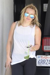 Hilary Duff at the Gym in Los Angeles - July 2014