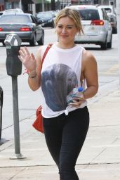 Hilary Duff - Out in West Hollywood, July 2014
