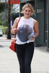 Hilary Duff - Out in West Hollywood, July 2014