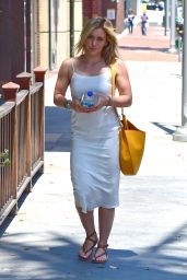 Hilary Duff Street Style - Out and About in Beverly Hills - June 2014