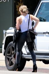 Hilary Duff Street Style - Out in West Hollywood, July 2014