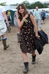 Jenna Louise Coleman - Glastonbury Festival in Glastonbury, England - June 2014