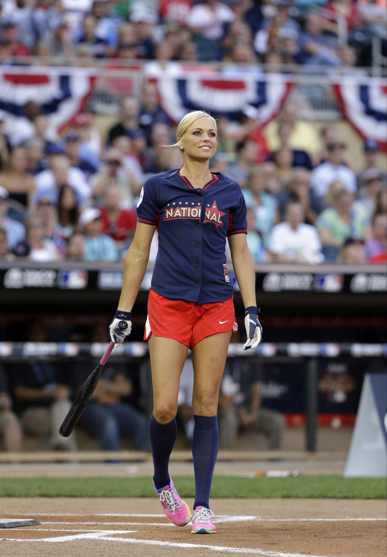 Jennie Finch - MLB All-Star Legends & Celebrity Softball Game - July 2014