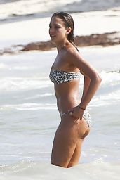 Jessica Alba in a Bikini at a Beach in Mexico - July 2014