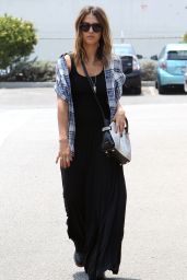 Jessica Alba in Maxi Dress - Out in LA, July 2014