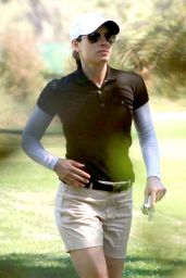 Jessica Biel at Lakeside Golf Club in Toluca Lake - June 2014