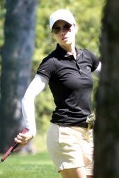 Jessica Biel at Lakeside Golf Club in Toluca Lake - June 2014