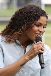 Jordin Sparks - A Capitol Fourth Independence Day Concert Rehearsals - July 2014