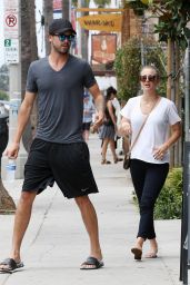 Kaley Cuoco - Out for Lunch With Ryan Sweeting in Venice - July 2014