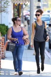 Kate Beckinsale in Black Skinny Jeans - Out in NYC, July 2014