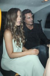 Kate Beckinsale Night Out Style - Chiltern Firehouse in London - July 2014
