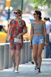Kate Upton & Lily Aldridge - Shopping in SoHo in New York City -  July 2014