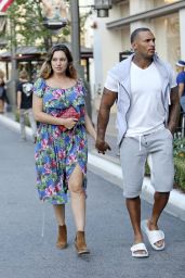 Kelly Brook and Her Boyfriend - Out in Los Angeles - June 2014