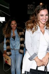 Kelly Brook Night Out Style - Thali Restaurant in London - June 2014