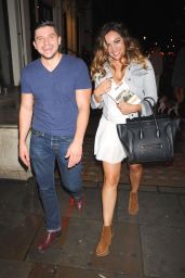 Kelly Brook Night Out Style - Thali Restaurant in London - June 2014