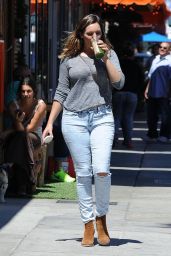 Kelly Brook Street Style - Out in Beverly Hills - July 2014