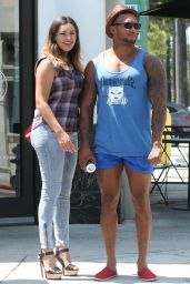 Kelly Brook With Her Boyfriend - Shopping in LA - July 2014