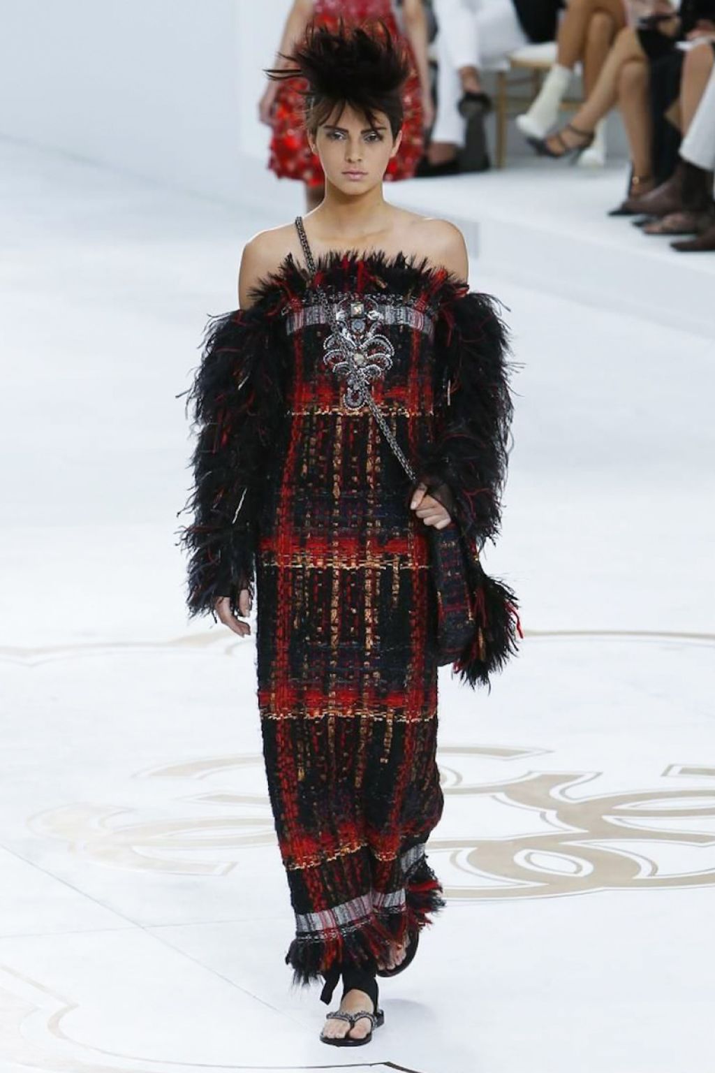 Kendall Jenner Chanel Haute Couture Runway - Paris Fashion Week – July ...