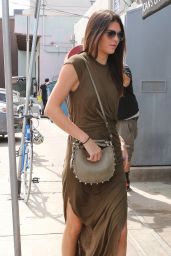 Kendall Jenner in Eleven Paris Maxi Dress - Leaving Joan
