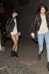 Kendall Jenner Night Out Style - STK Restaurant in West Hollywood, July 2014