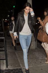 Kendall Jenner Night Out Style - STK Restaurant in West Hollywood, July 2014