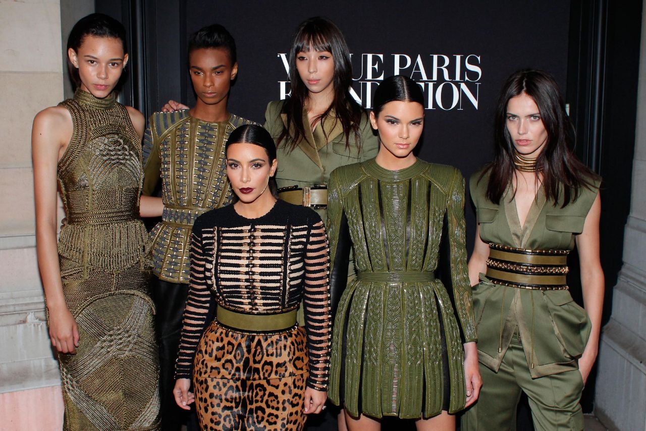 Kim Kardashian - Vogue Foundation Gala – Paris Fashion Week – July 2014 ...
