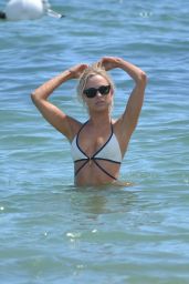 Kimberley Garner Hot Bikini Candids in Saint-Tropez - July 2014
