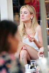 Kimberley Garner Hot in Mini Dress - Out in London, July 2014