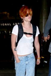Kristen Stewart at LAX Airport - July 2014