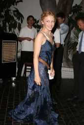 Kylie Minogue Night Out Style - At Chateau Marmont in Los Angeles - July 2014