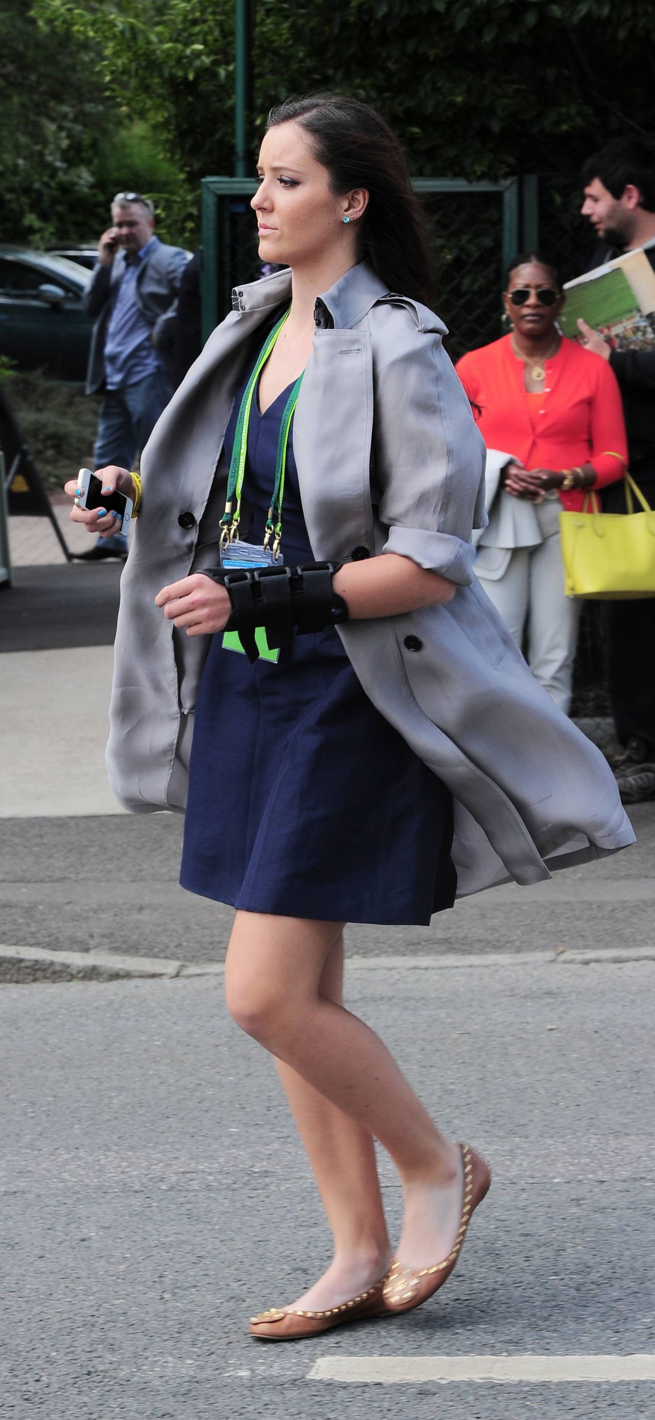 Laura Robson Arriving at Wimbledon in London - June 2014 • CelebMafia