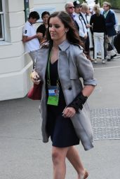 Laura Robson Arriving at Wimbledon in London - June 2014