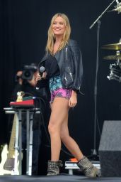 Laura Whitmore Leggy at Wireless Festival, North London - July 2014