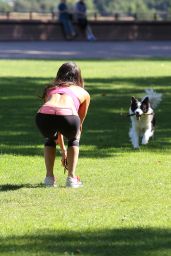 Leilani Dowding - Jogging & Playing Fetch at Battersea Park in London