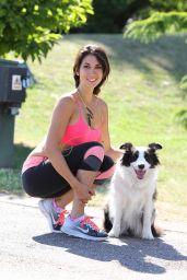Leilani Dowding - Jogging & Playing Fetch at Battersea Park in London