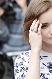 Lily Collins - Chanel Front Row - Paris Fashion Week – July 2014