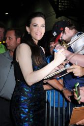 Liv Tyler - Outside the Ed Sullivan Theater After a Letterman Appearance - July 2014